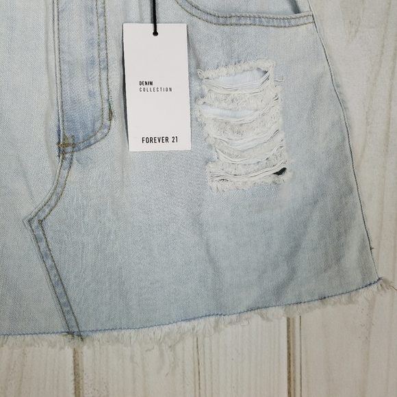 Forever 21 Boho Jean Mini Skirt - Picture 5 of 10